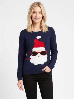 United States sweaters Christmas Santa sweater